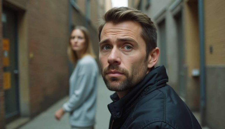 Différentes réactions d'un homme quand une femme s'éloigne