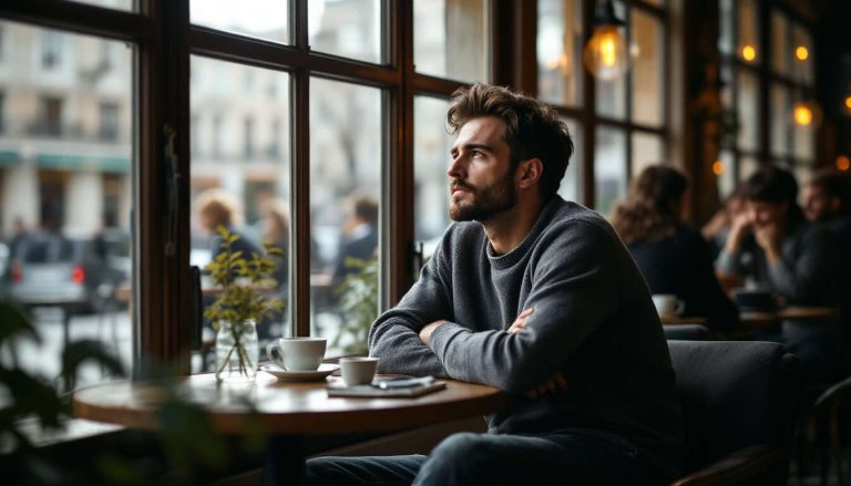 Signes qu'un homme manque de confiance en société