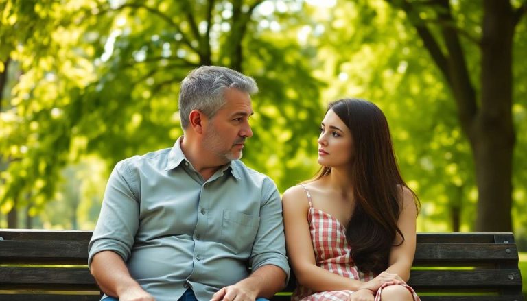 Problèmes de couple : homme mûr et femme plus jeune