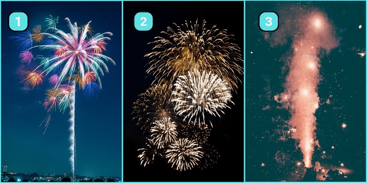 Test de personnalité : Choisissez votre feu d'artifice pour découvrir votre style de leadership