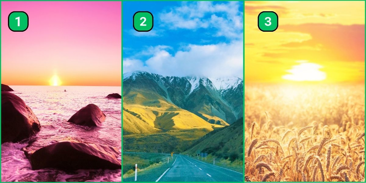 Test de personnalité : le paysage que vous choisissez révèle si vous êtes réaliste ou idéaliste!