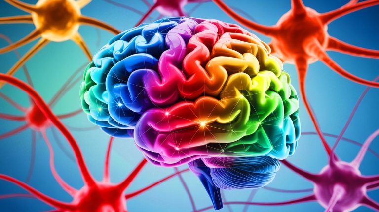 Illustration de la complexité neuronale du cerveau humain. Image réalisée par IA.