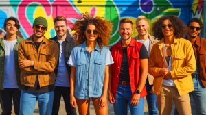 Illustration de l'universalité du concept de "cool" à travers diverses cultures.