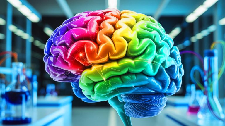 Illustration de l'étude du cortex préfrontal et son impact sur le libre arbitre humain.