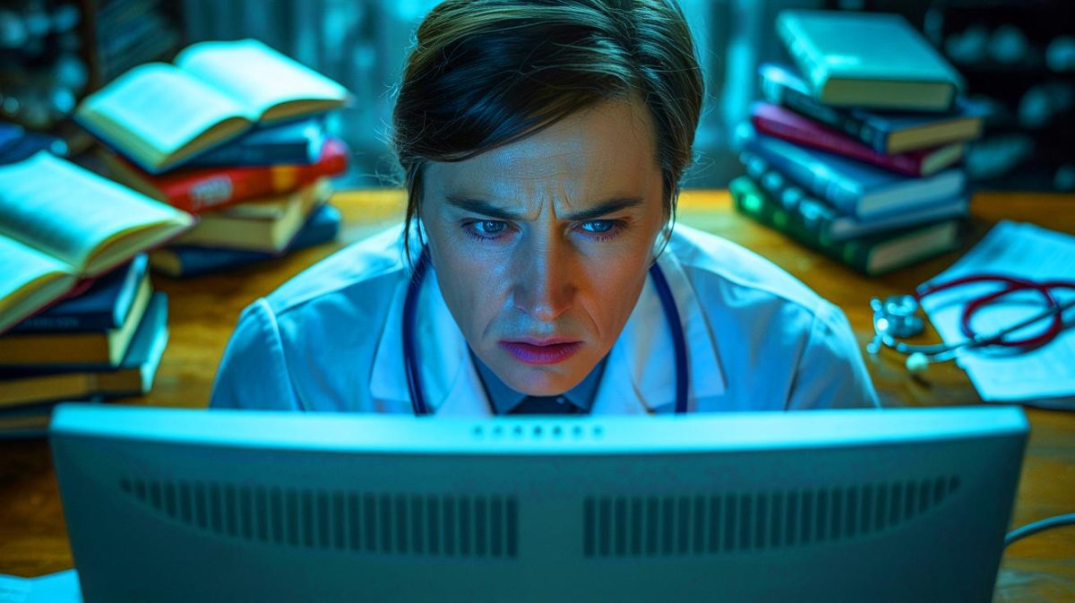 « Je ne dors plus la nuit » : cybercondrie, cette crise sanitaire cachée qui divise les experts du bien-être mental Illustration de l'impact de la cybercondrie sur le bien-être mental.