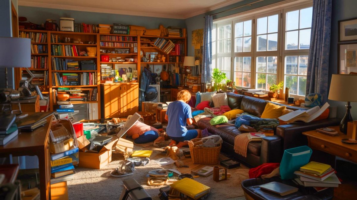 « L’objet qui résiste à tout » : pourquoi ces souvenirs encombrants causent une crise émotionnelle majeure chez vous Illustration de la tendance à accumuler des objets et la difficulté à désencombrer son espace de vie.