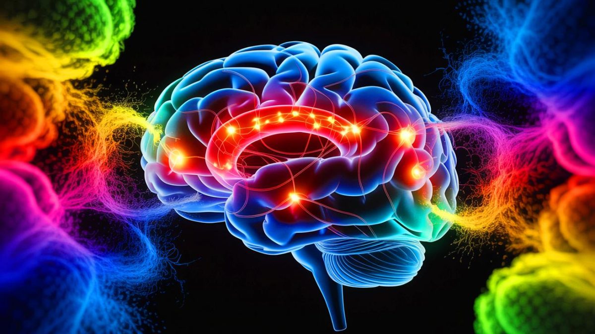 Illustration de l'interaction entre les odeurs et les souvenirs grâce aux neurones olfactifs.