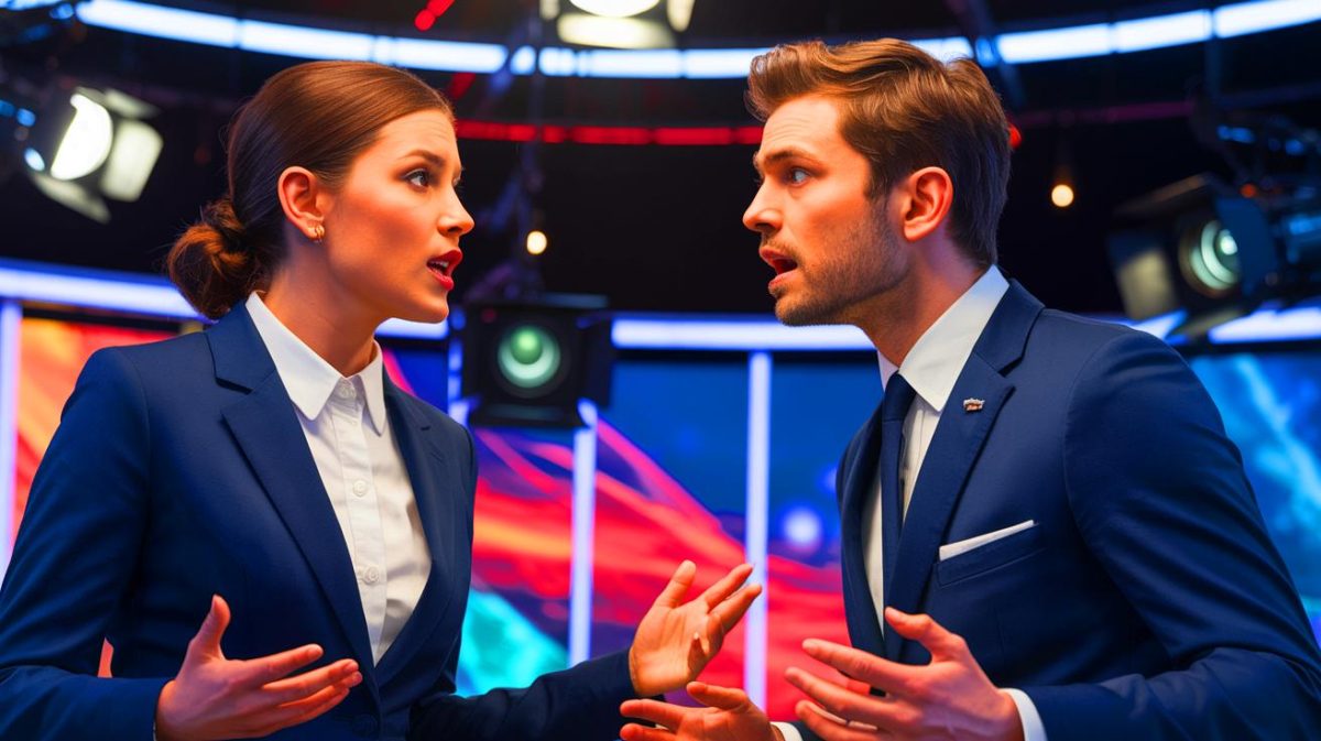 « Toi-même ! » : Rachida Dati déstabilise ses adversaires avec cette stratégie rhétorique qui bouleverse le débat politique Illustration de l'échange tendu entre Rachida Dati et Patrick Cohen lors d'un débat télévisé.